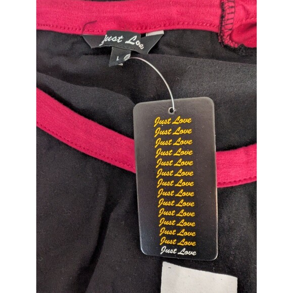 Just Love Women's Cotton Nightgown Sleep Dress " I Love Sleep" Size L - Picture 4 of 6